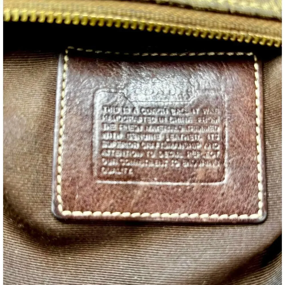 Y2K Coach Mini Signature Slim Swing Pack Crossbody Bag